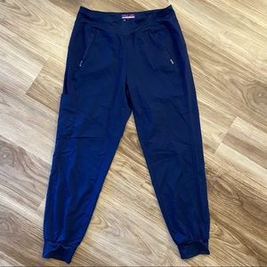 Healing Hands Blue Jogger Scrub Set